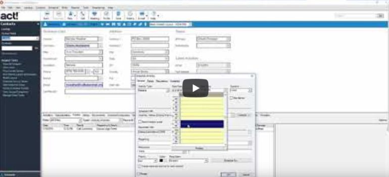 ACT CRM – Knowing the difference uses of Notes, HIstories, Activitys