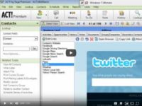 Adding a Twitter Link to the ACT! Web Info Tab