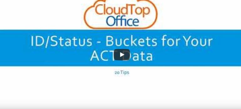 Categorizing Your Contacts in ACT CRM
