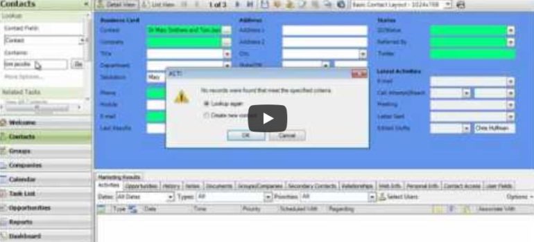 How the ACT Salutation Field works